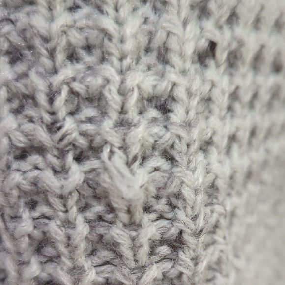 Vintage Oleg Cassini Gray Cable Knit Cardigan - Picture 8 of 12